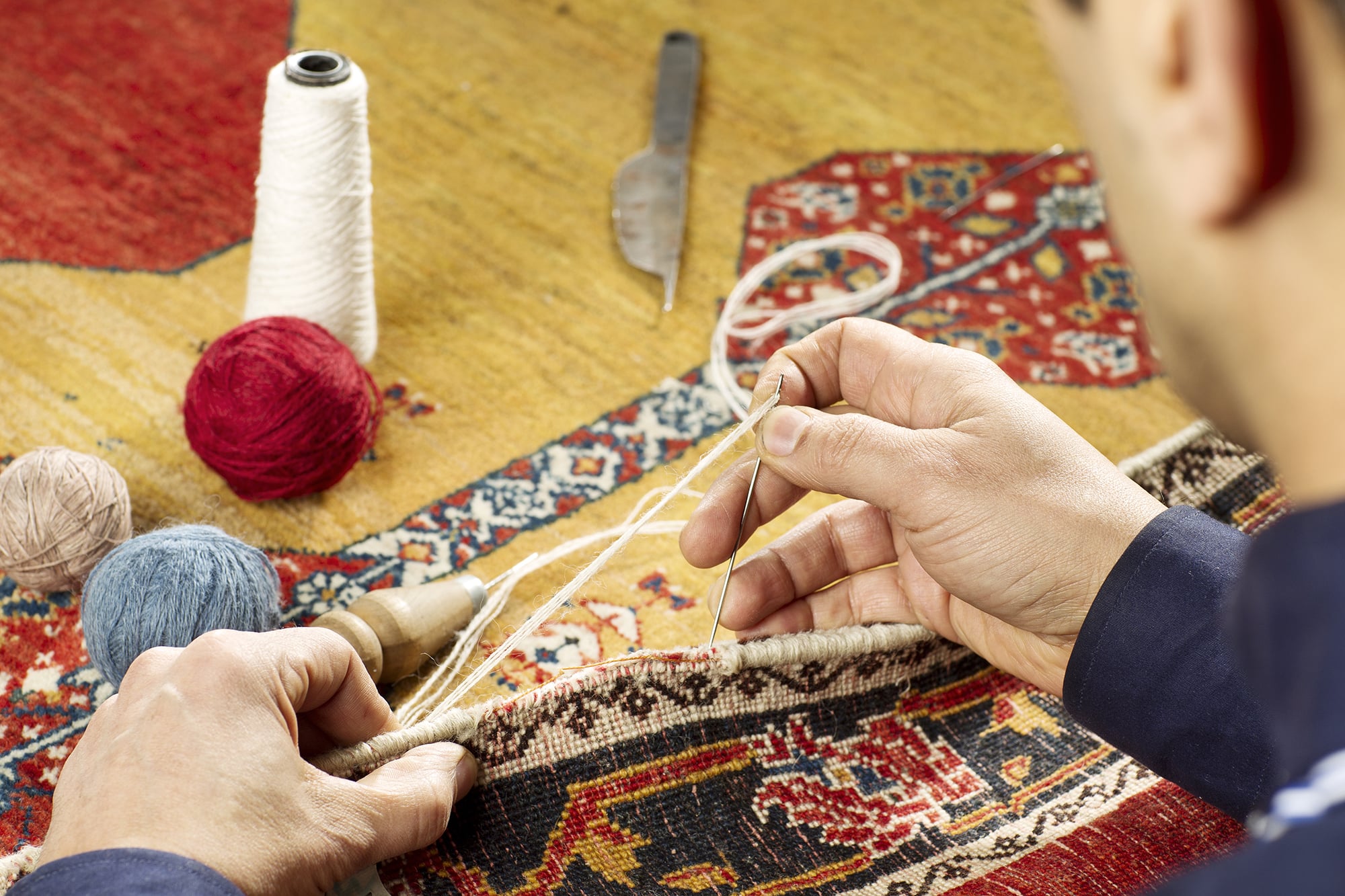 Teppich nähen